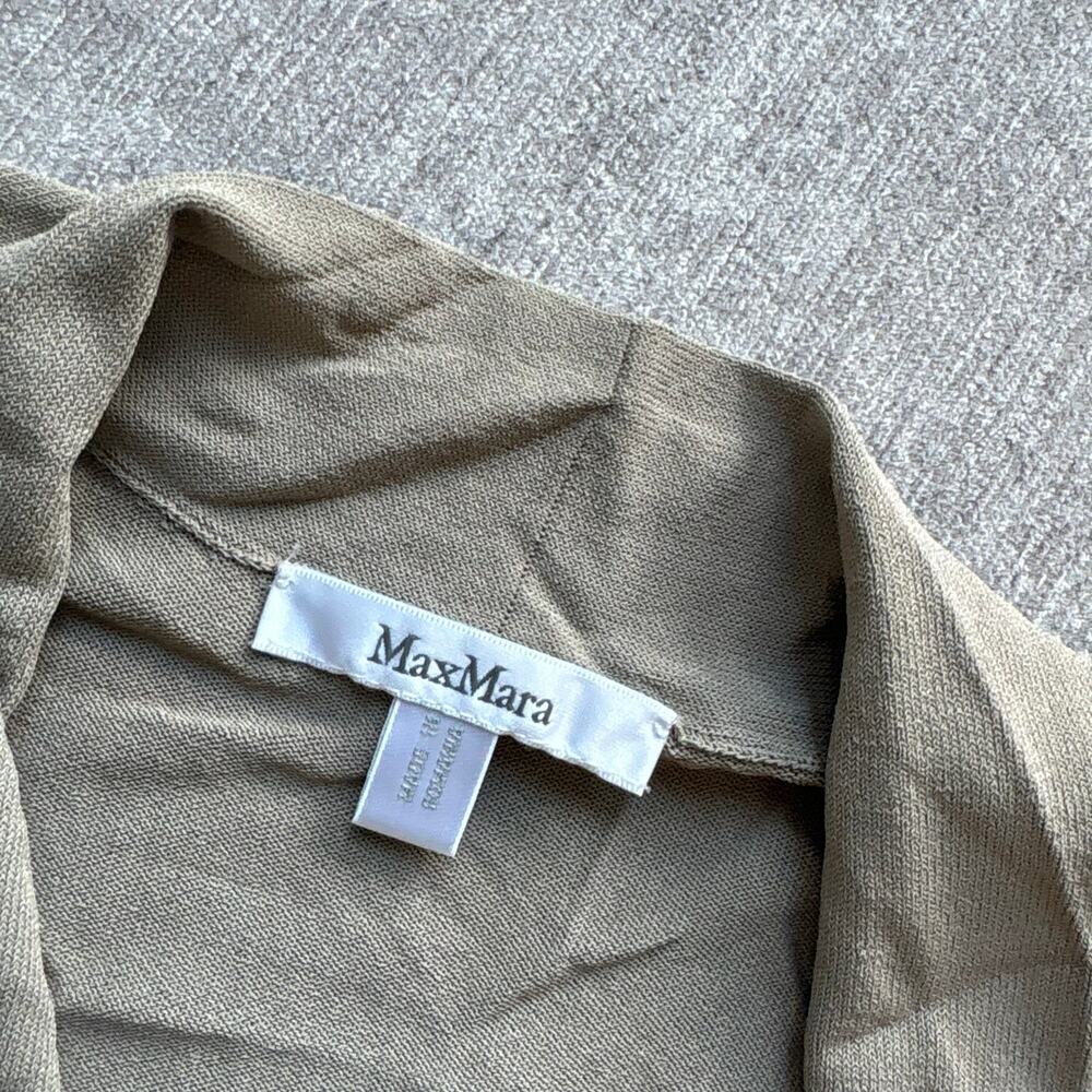 Max Mara Beige Sleeveless Top - Picture 2 of 3